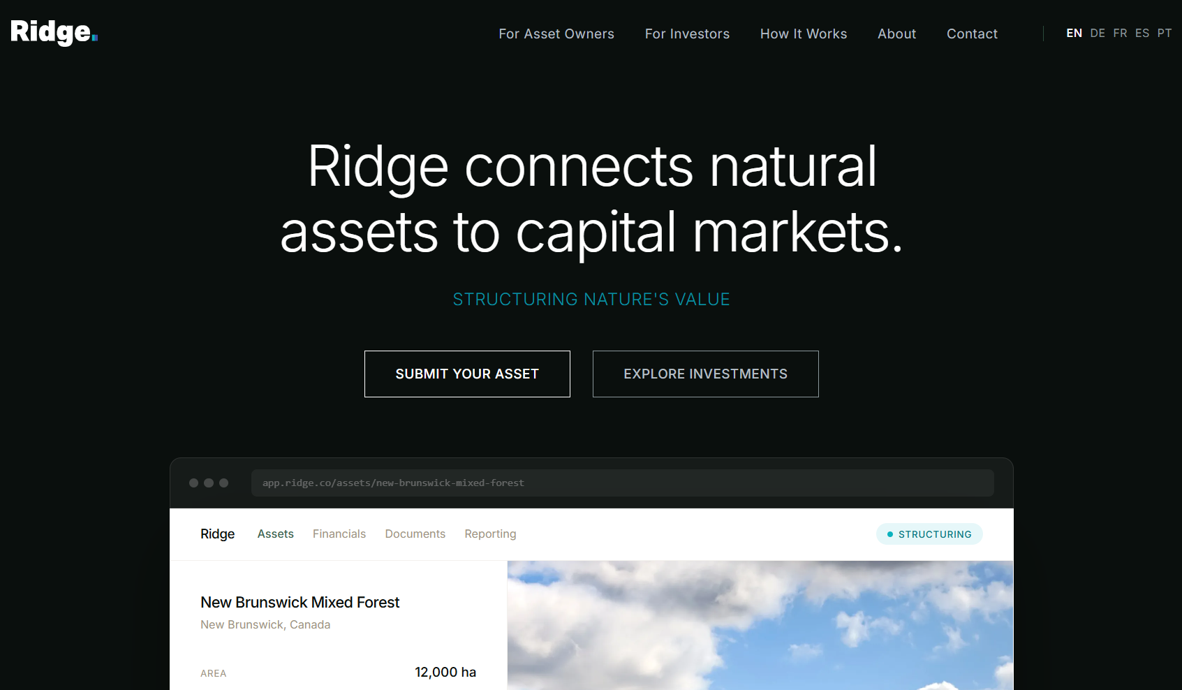 Nature Has Always Been Productive. Now It's Investable.