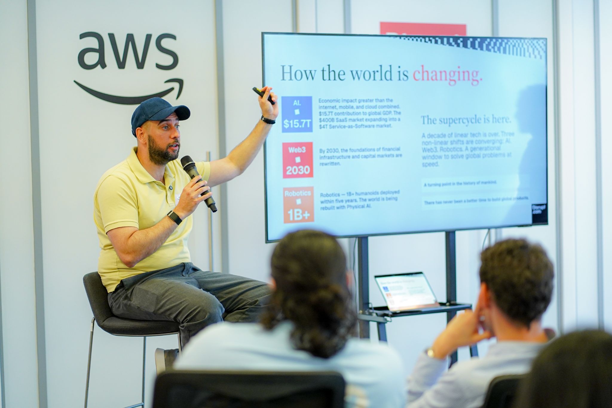 We don't add AI to a company. We rebuild the company so AI is the company.